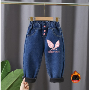 Джинси Better me для дівчинки утеплені сині 10948