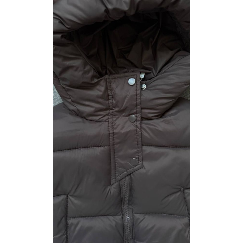 Стильна курточка для дівчинки колір шоколад 10951