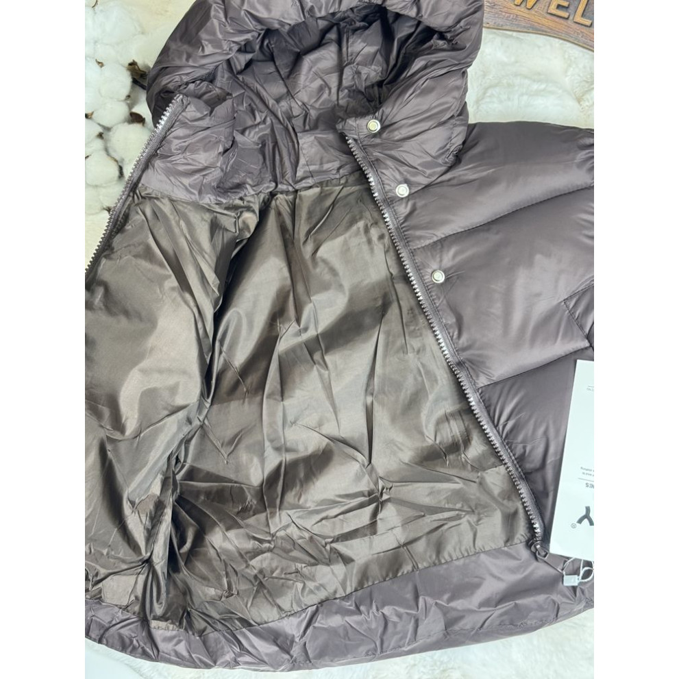 Стильна курточка для дівчинки колір шоколад 10951