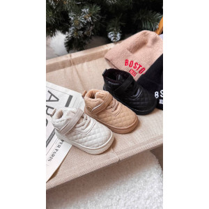 Дитячі черевики колір світлий молочний 10955