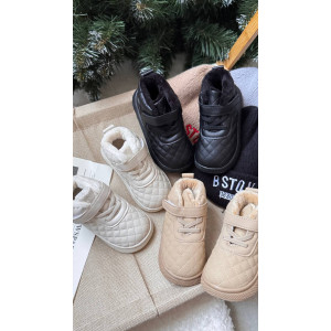 Дитячі черевики колір світлий молочний 10955