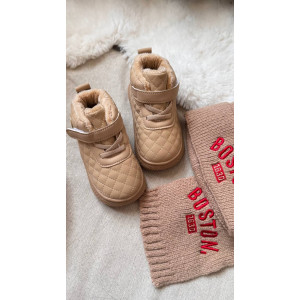 Дитячі черевики колір світлий бежевий 10957