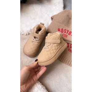 Дитячі черевики колір світлий бежевий 10957