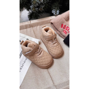 Дитячі черевики колір світлий бежевий 10957