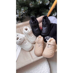 Дитячі черевики колір світлий бежевий 10957