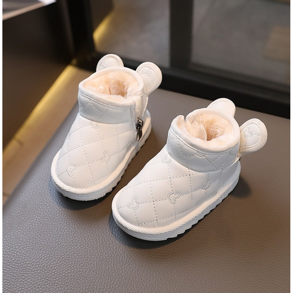 Зимові дитячі черевички з милими вушкам 10959