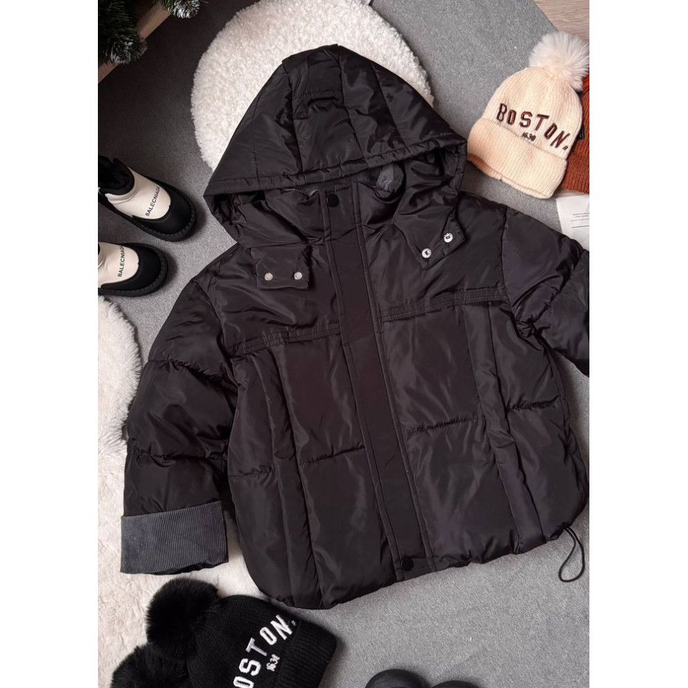 Курточка для хлопчика демісезонна колір чорний 10972