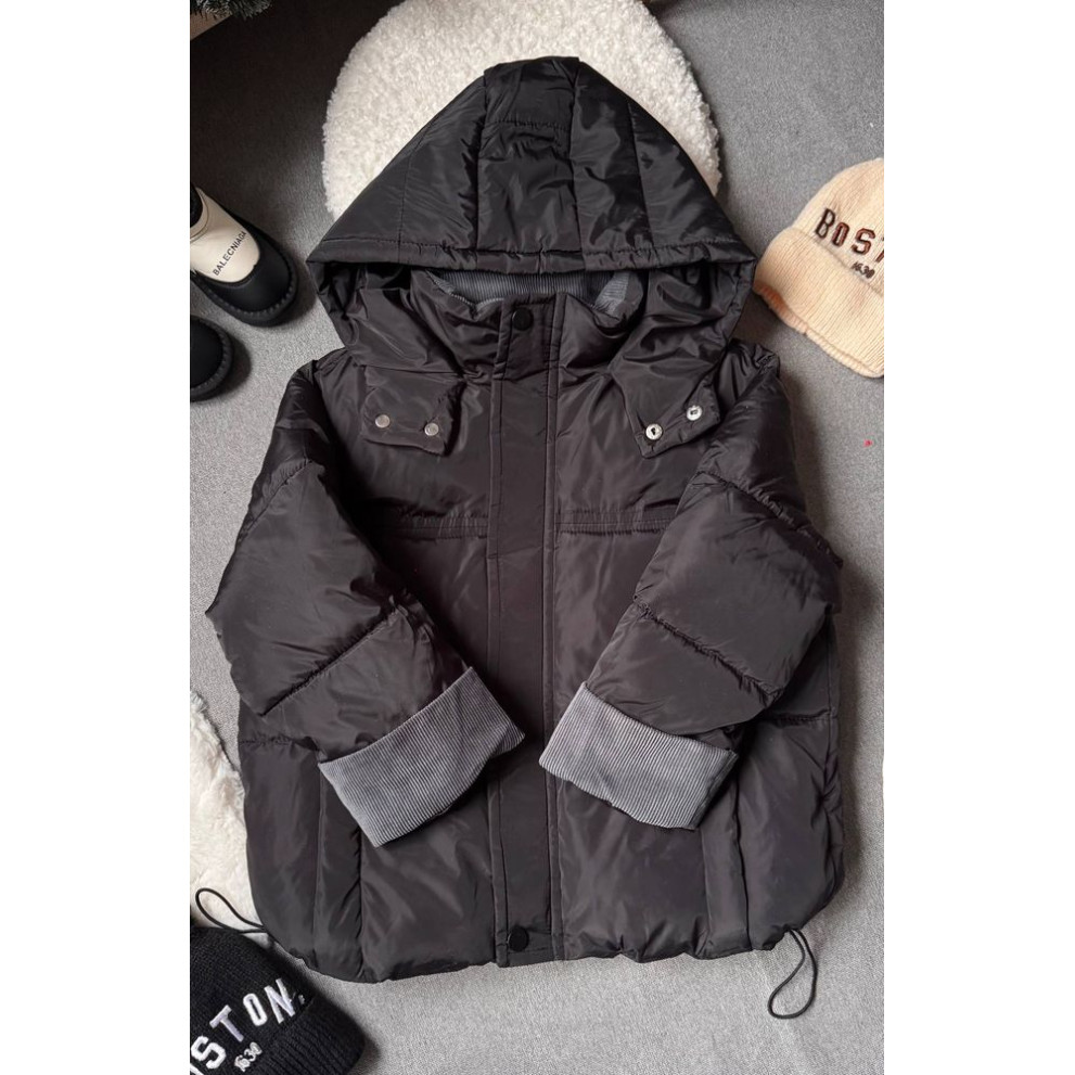 Курточка для хлопчика демісезонна колір чорний 10972