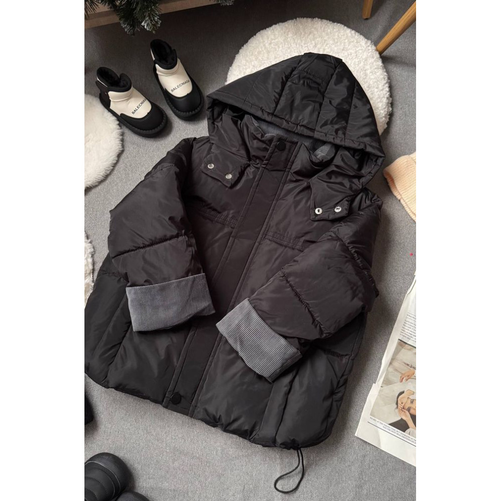 Курточка для хлопчика демісезонна колір чорний 10972