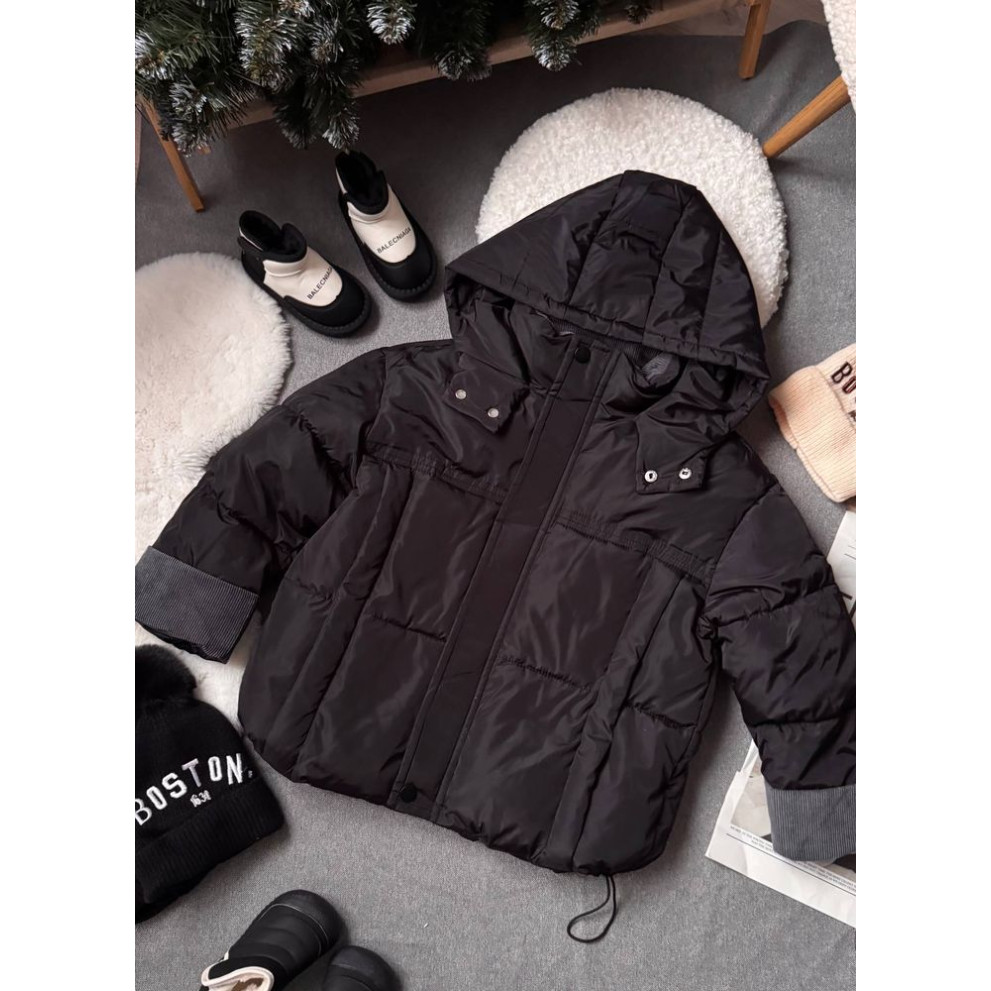 Курточка для хлопчика демісезонна колір чорний 10972