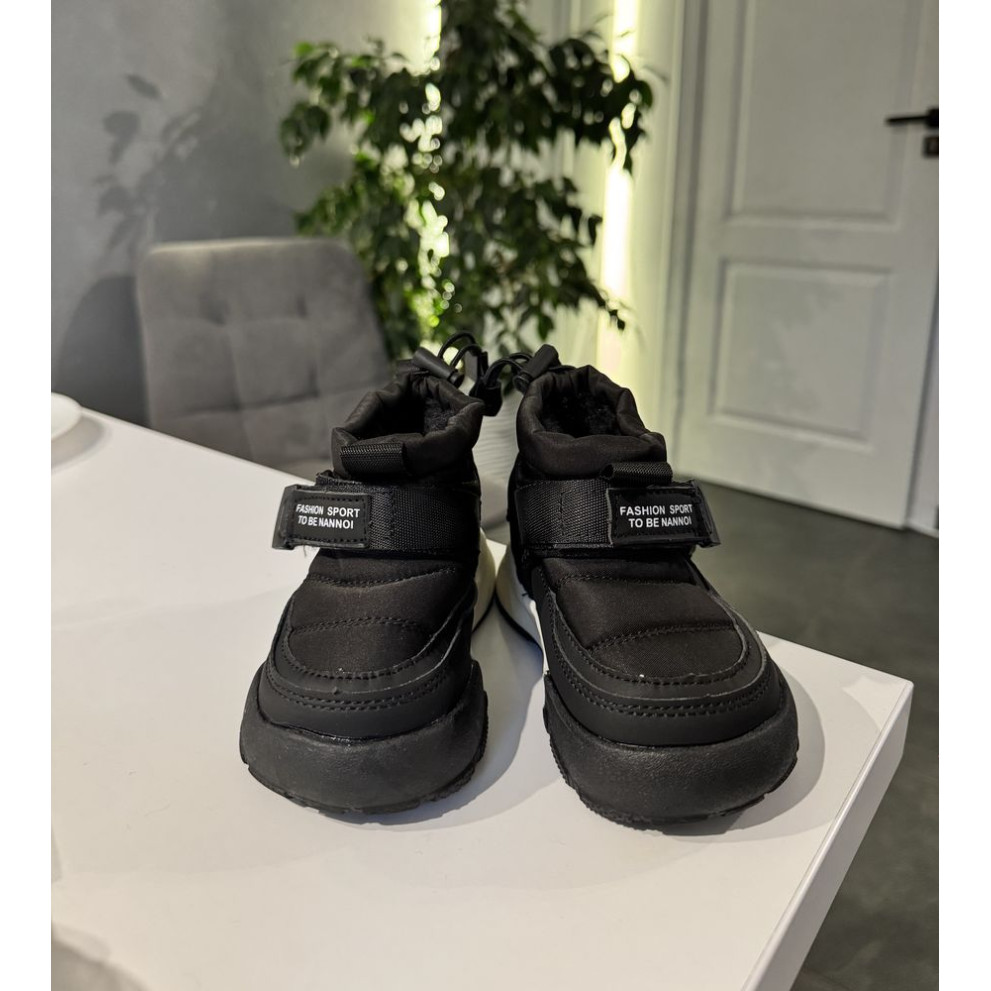 Зимові черевики Fashion колір чорний 10973