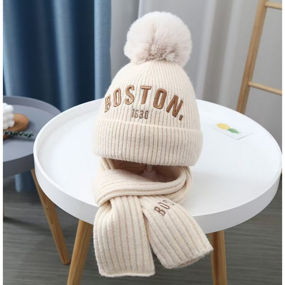 Шапка і шарф комплект зимовий Boston 10975