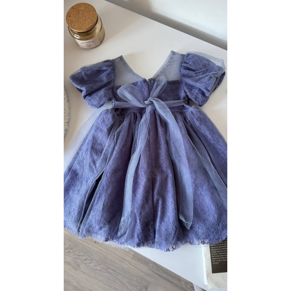 Сукня для дівчинки нарядна з намистиками 10990