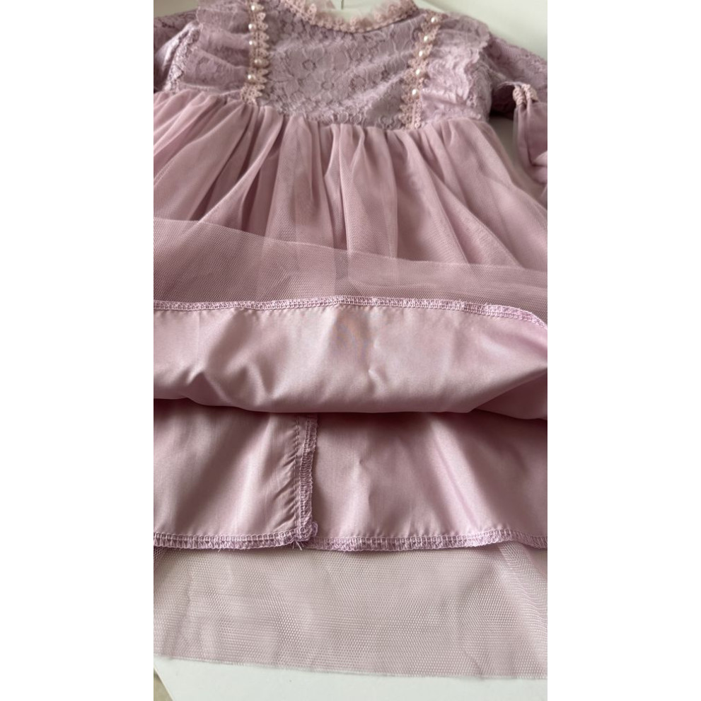 Ніжна сукня для дівчинки колір фіолетовий 10996
