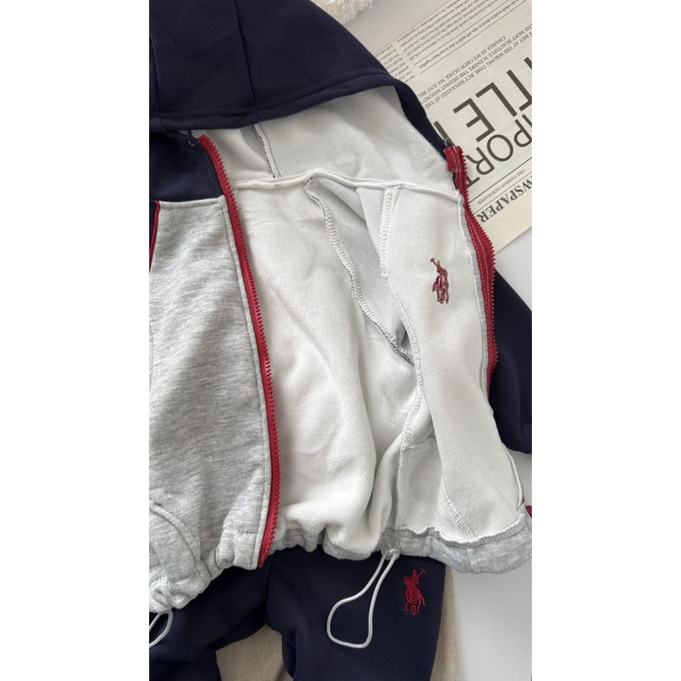 Костюм теплий спортивний хлопчику сірі штани 11011