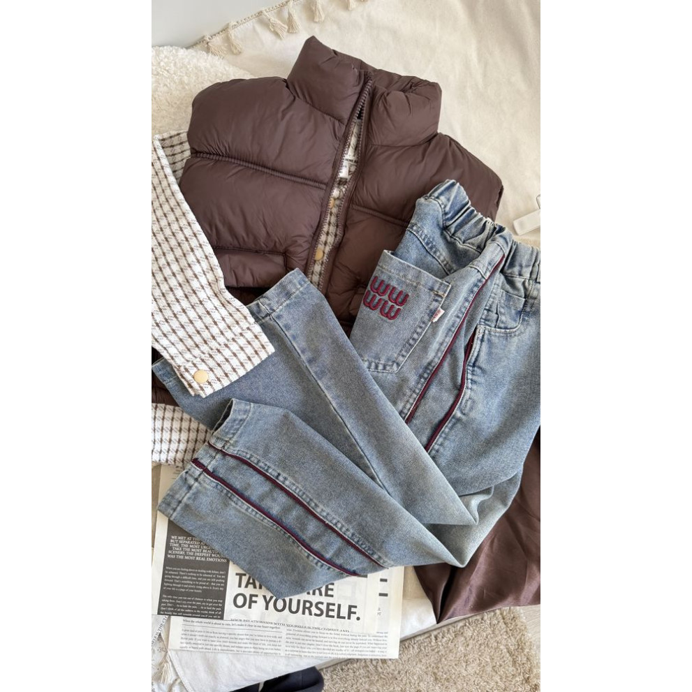 Джинси стильні WiwWiw колір синій 11015