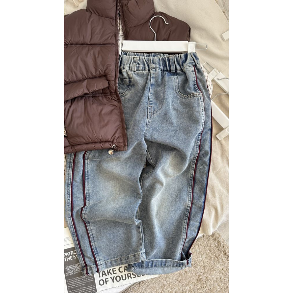 Джинси стильні WiwWiw колір синій 11015