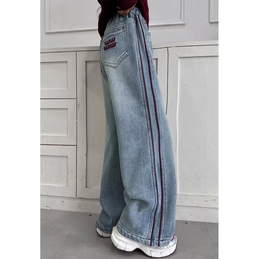 Джинси стильні WiwWiw колір синій 11015