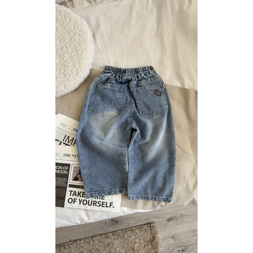 Джинси хлопчику Smile колір синій 11016