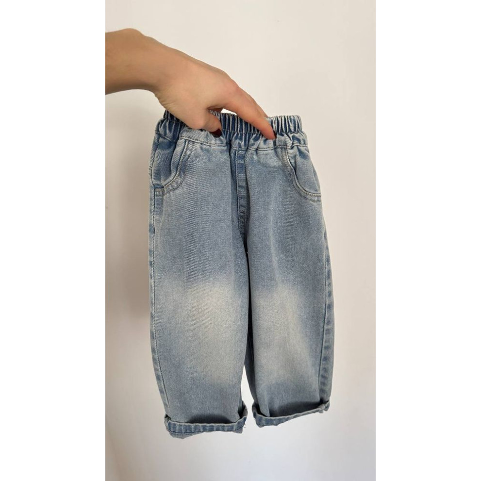 Джинси для хлопчика Car and Dogs колір блакитний 11017