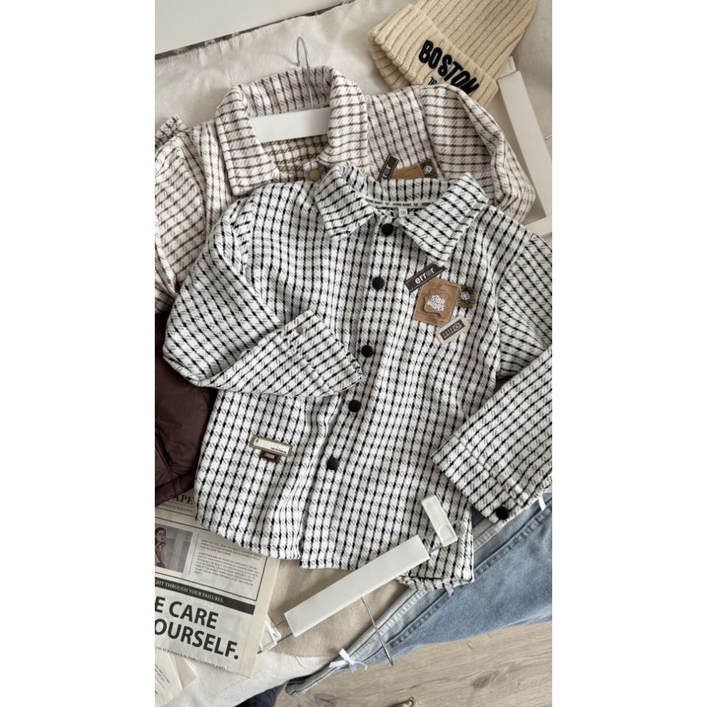 Сорочка стильна Error біла з чорним 11023