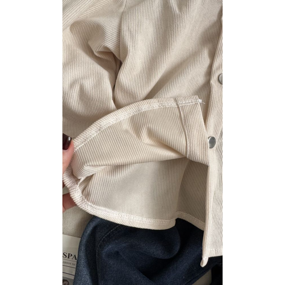 Сорочка хлопчику вельветова Hall Brother колір бежевий 11027