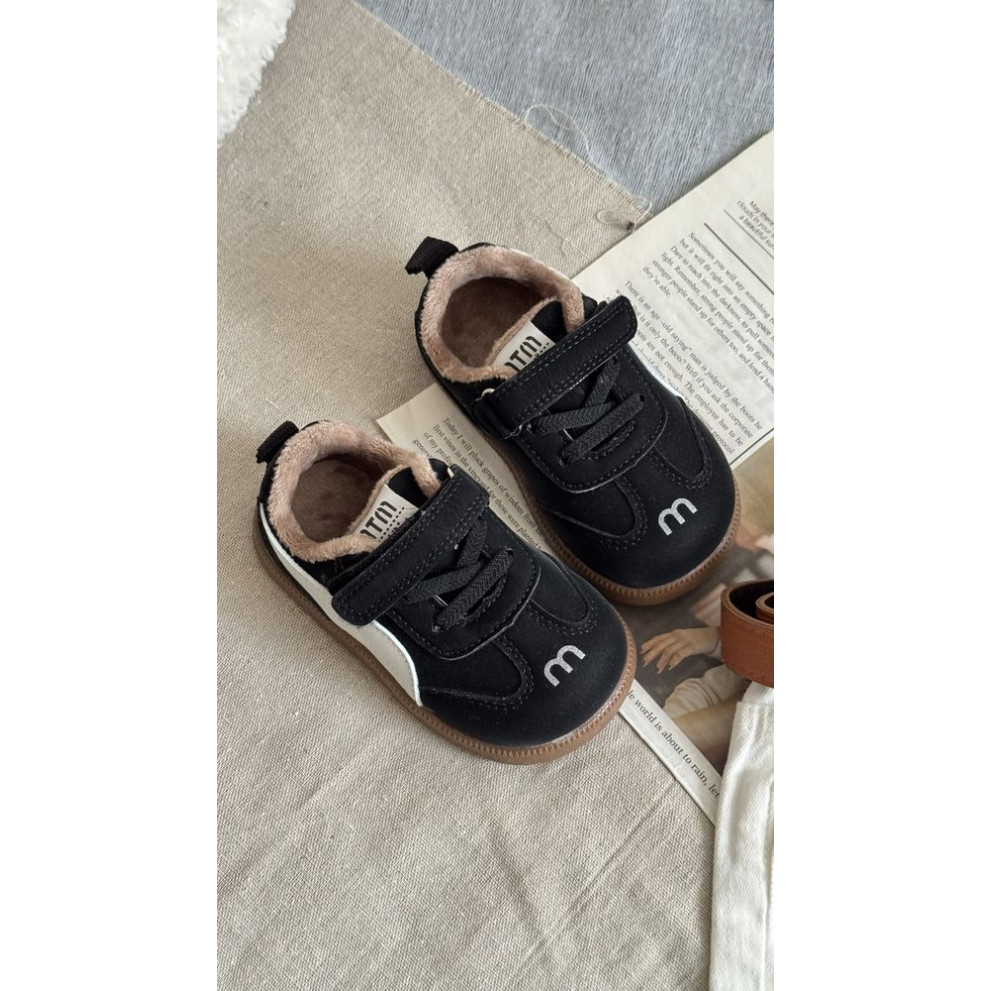 Кросівки дитячі утеплені m колір чорний 11030