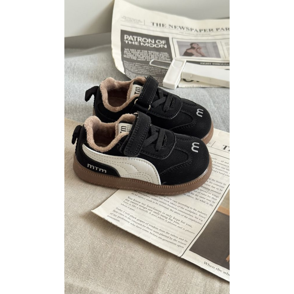 Кросівки дитячі утеплені m колір чорний 11030