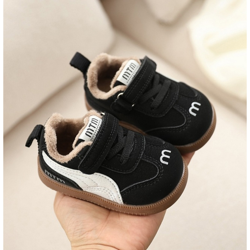 Кросівки дитячі утеплені m колір чорний 11030