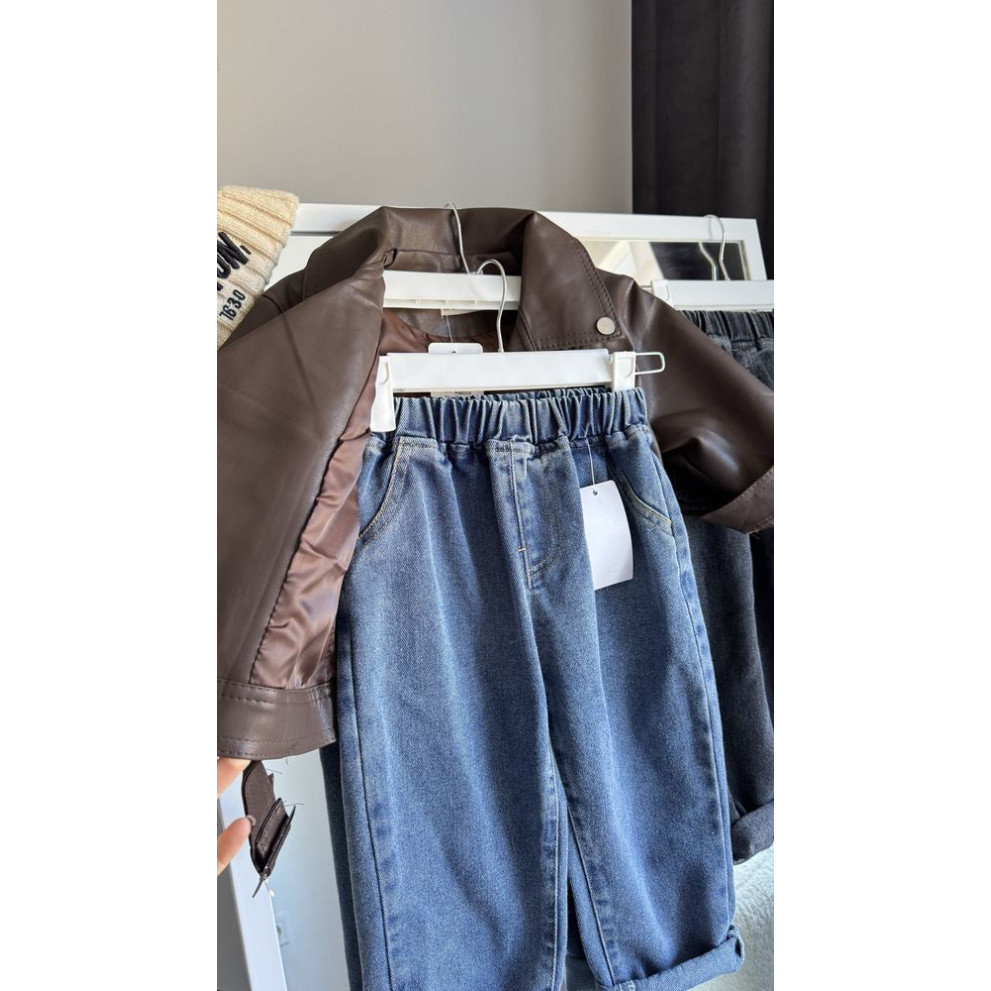 Стильні джинси хлопчику колір синій 11032