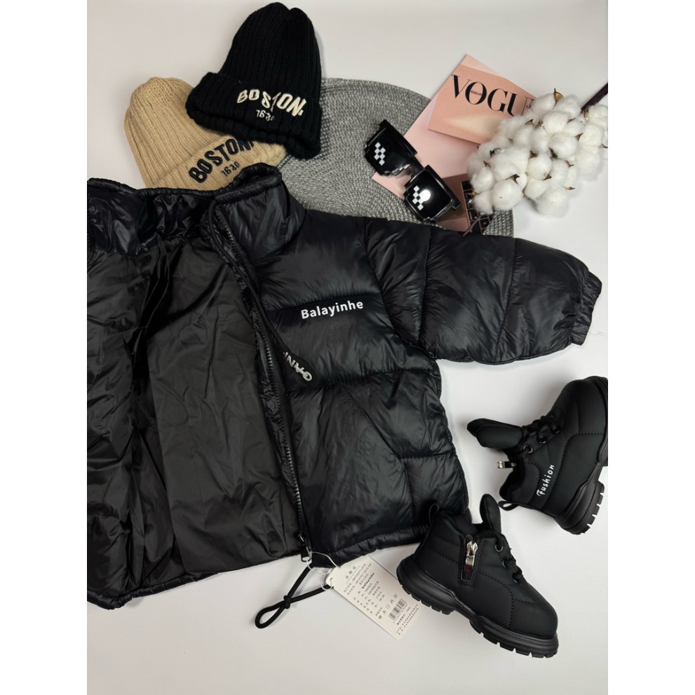 Курточка демісезонна Balayinhe колір чорний 10192