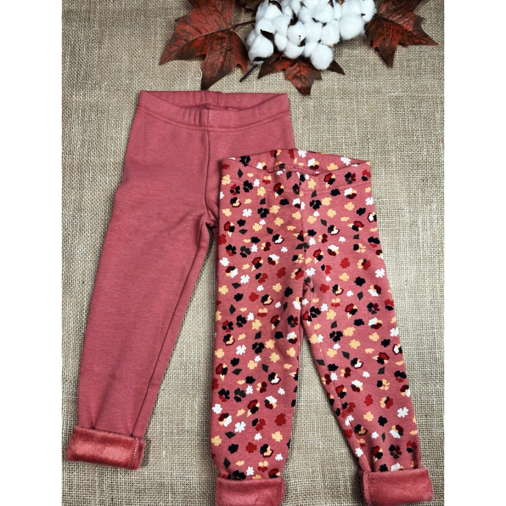 Утеплені лосинки для дівчинки 10195