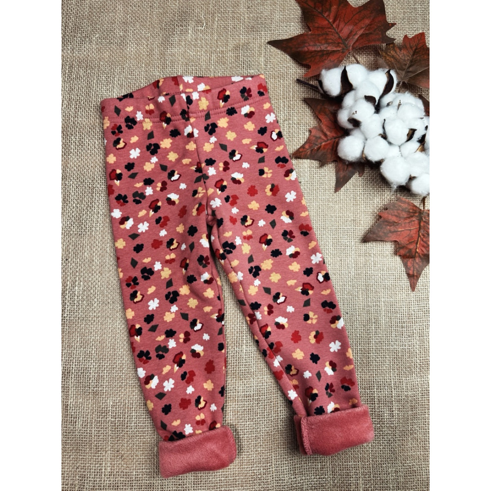 Утеплені лосинки для дівчинки 10195