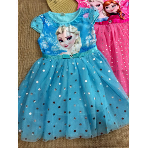 Сукня для дівчинки блакитна 10243