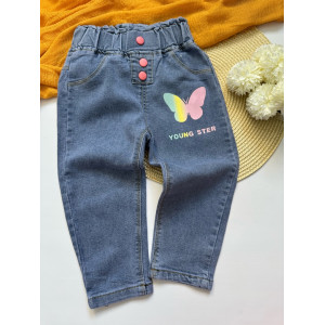 Джинси для дівчинки Метелик 10364