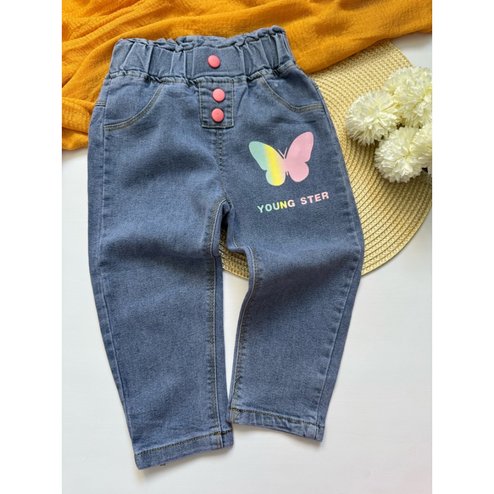 Джинси для дівчинки Метелик 10364 Джинси для дівчинки Метелик 10364