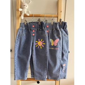 Джинси для дівчинки Метелик 10364