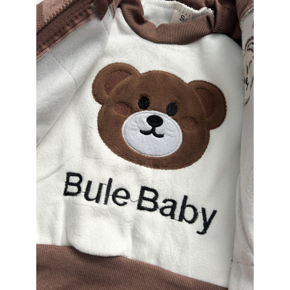 Костюм трійка теплий Bule Baby коричневий 10578 Костюм трійка теплий Bule Baby коричневий 10578