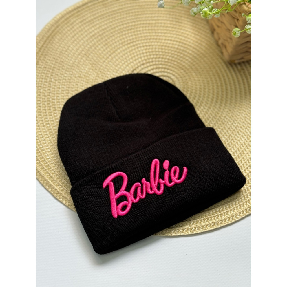 Шапка Барбі чорна 10584