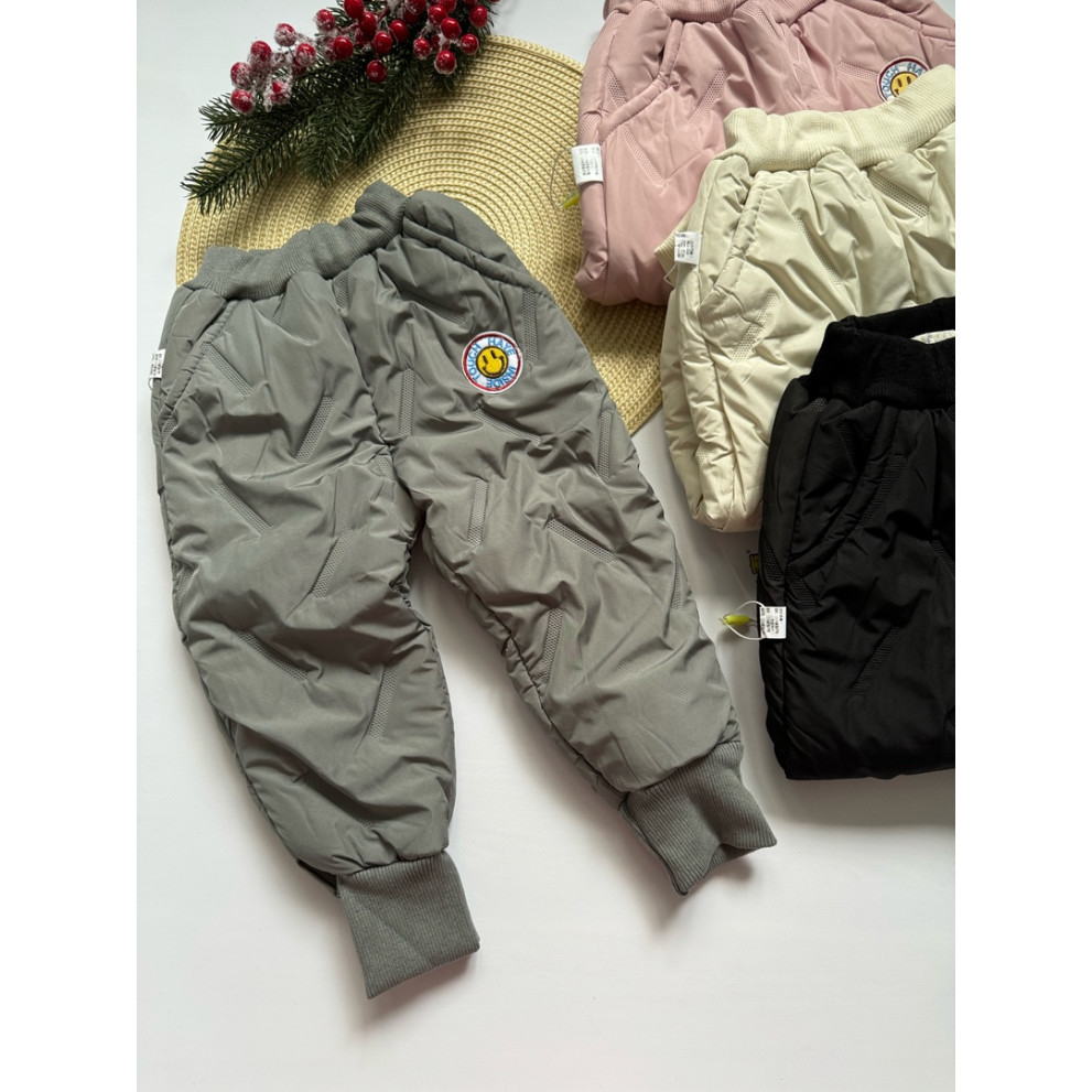 Штани зимові дитячі сірі 10590