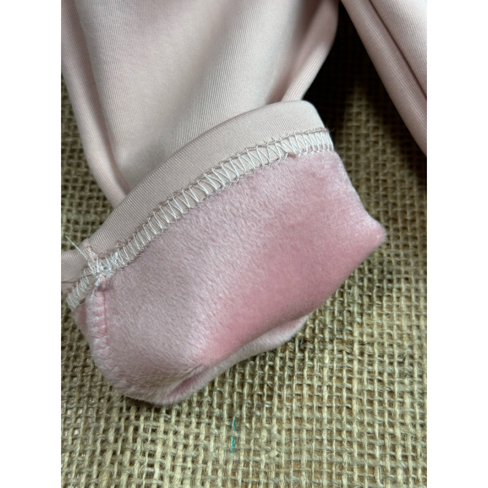 Лосини для дівчинки теплі рожеві 10607