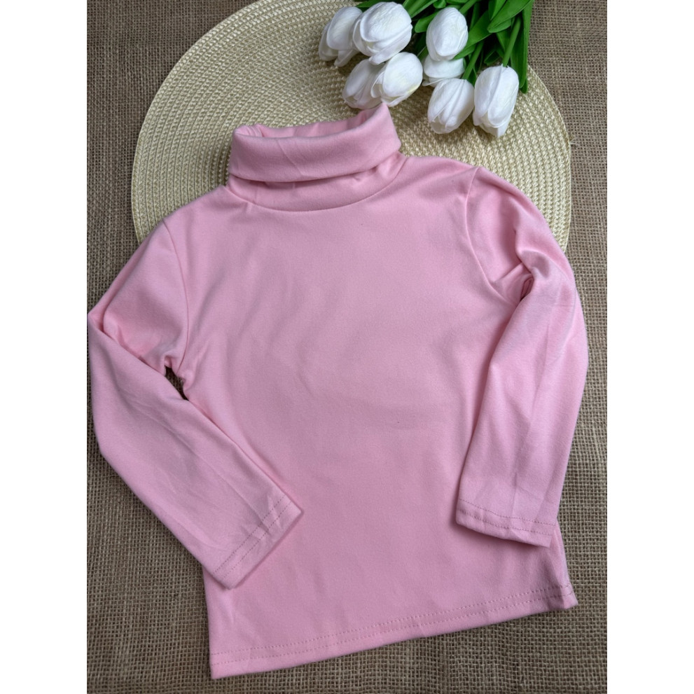 Водолазка-гольф для дівчинки рожевий 10620