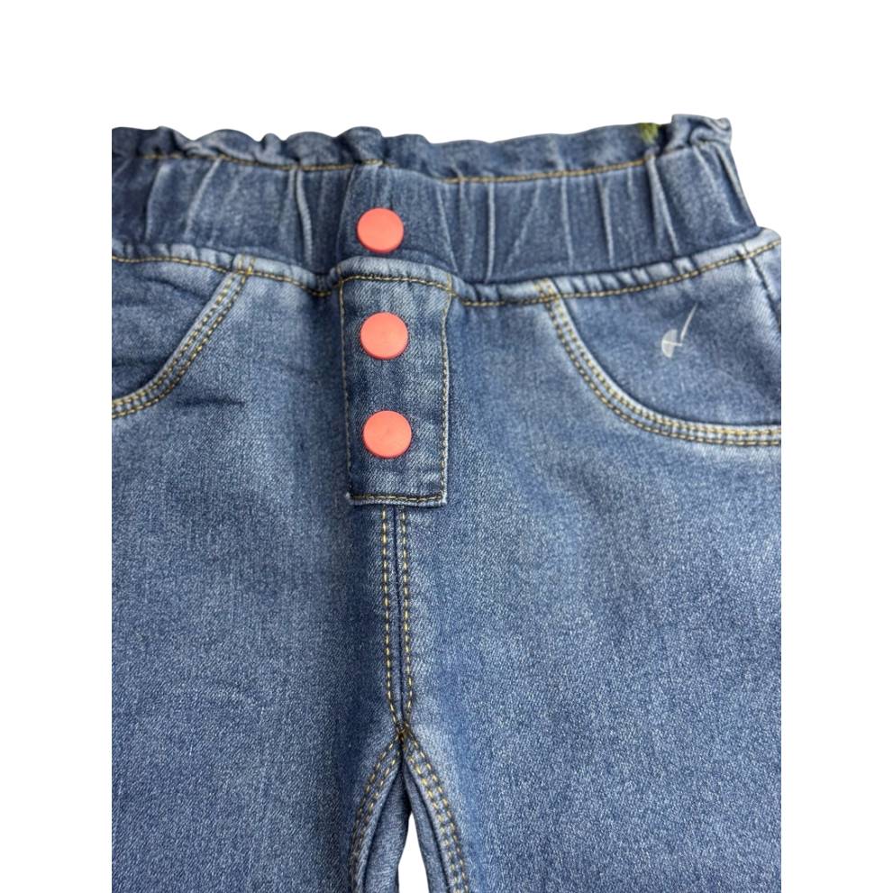 Джинси для дівчинки утеплені  сині 10634