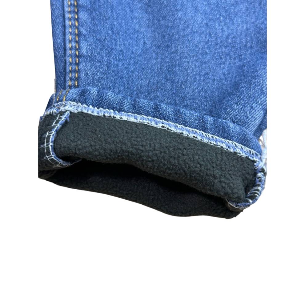 Джинси для дівчинки утеплені Dino синій 10635