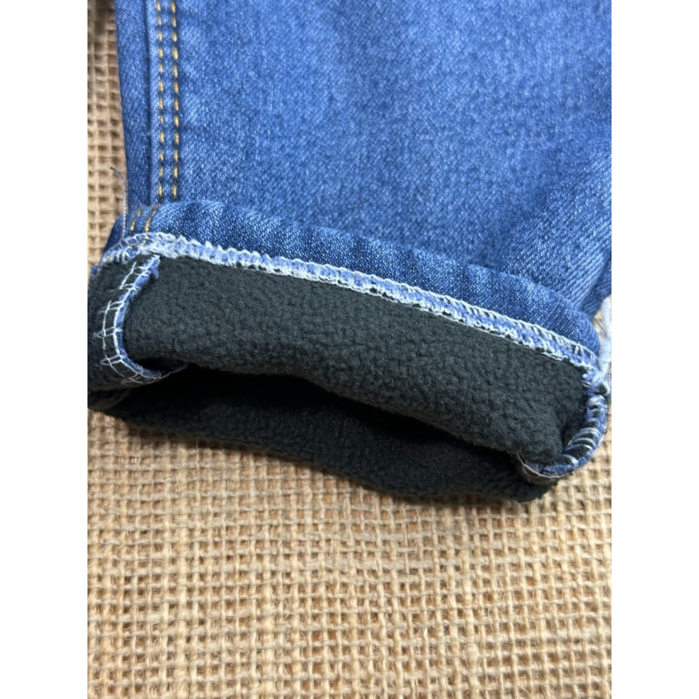 Джинси для дівчинки утеплені Dino синій 10635