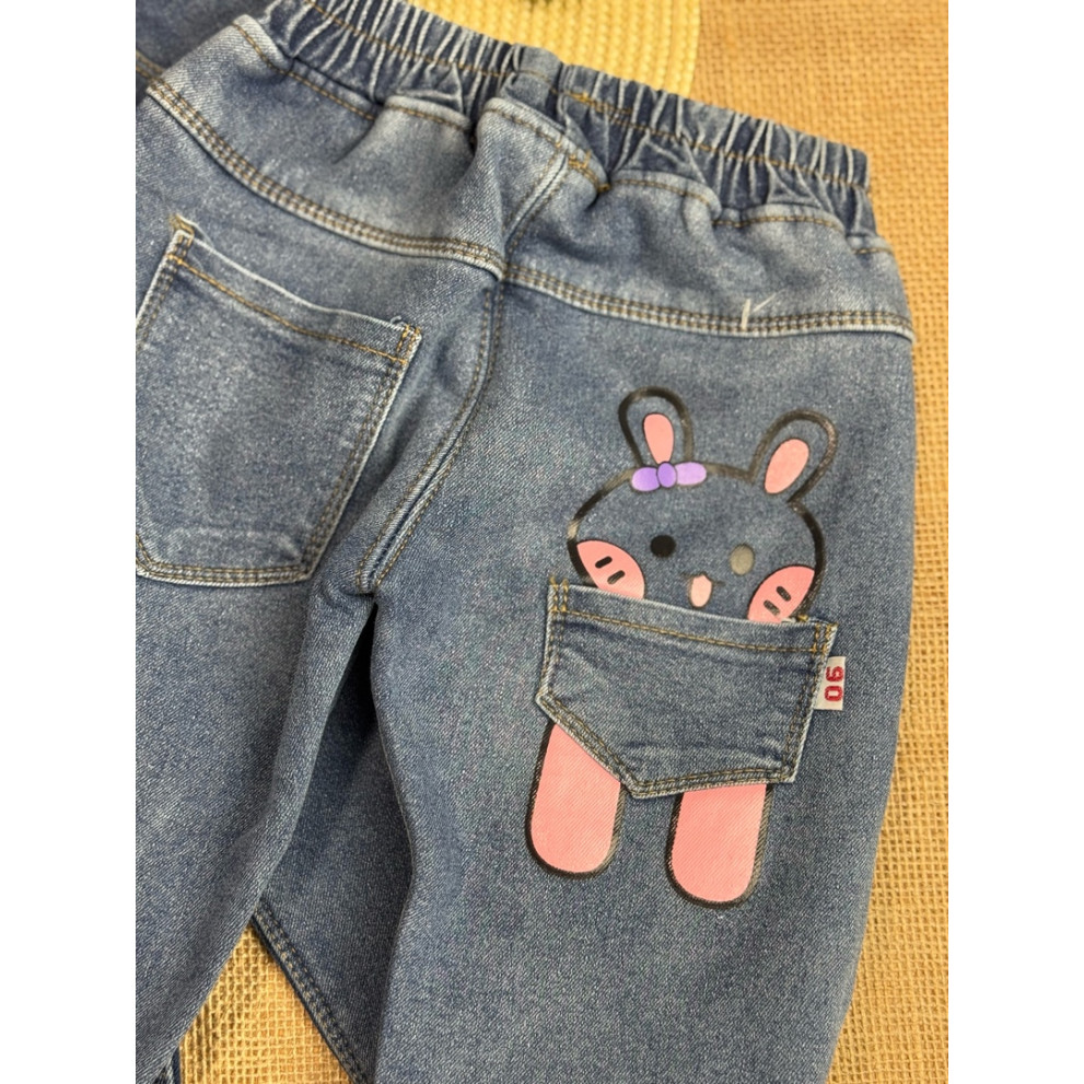 Джинси для дівчинки утеплені сині 10643