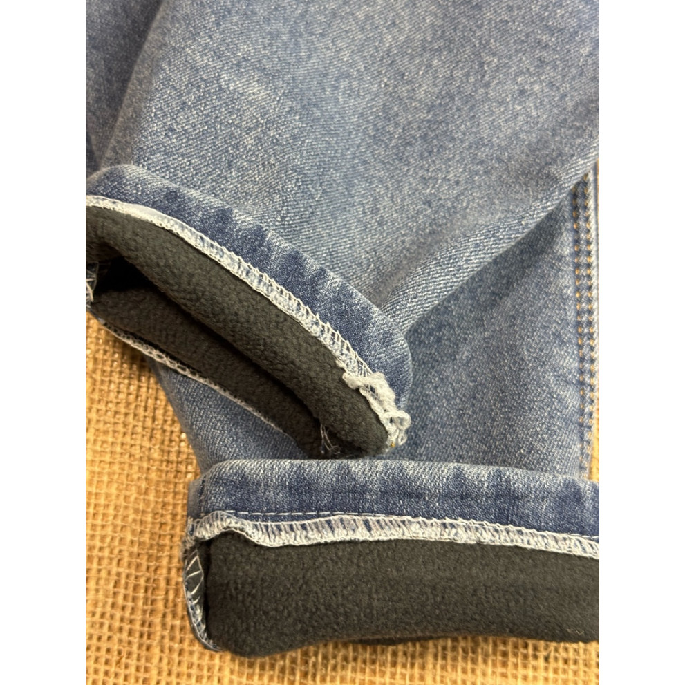 Джинси для дівчинки утеплені сині 10643