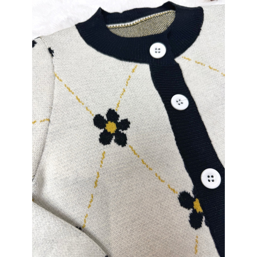 Комплект для дівчинки зі спідничкою в'язаний 10680