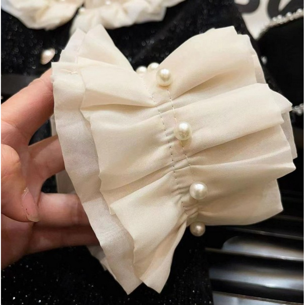 Пальто для дівчинки трикотажне з люрексом колір чорний 10682 Пальто для дівчинки трикотажне з люрексом колір чорний 10682