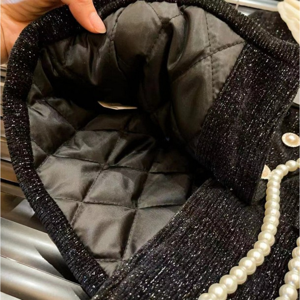 Пальто для дівчинки трикотажне з люрексом колір чорний 10682 Пальто для дівчинки трикотажне з люрексом колір чорний 10682